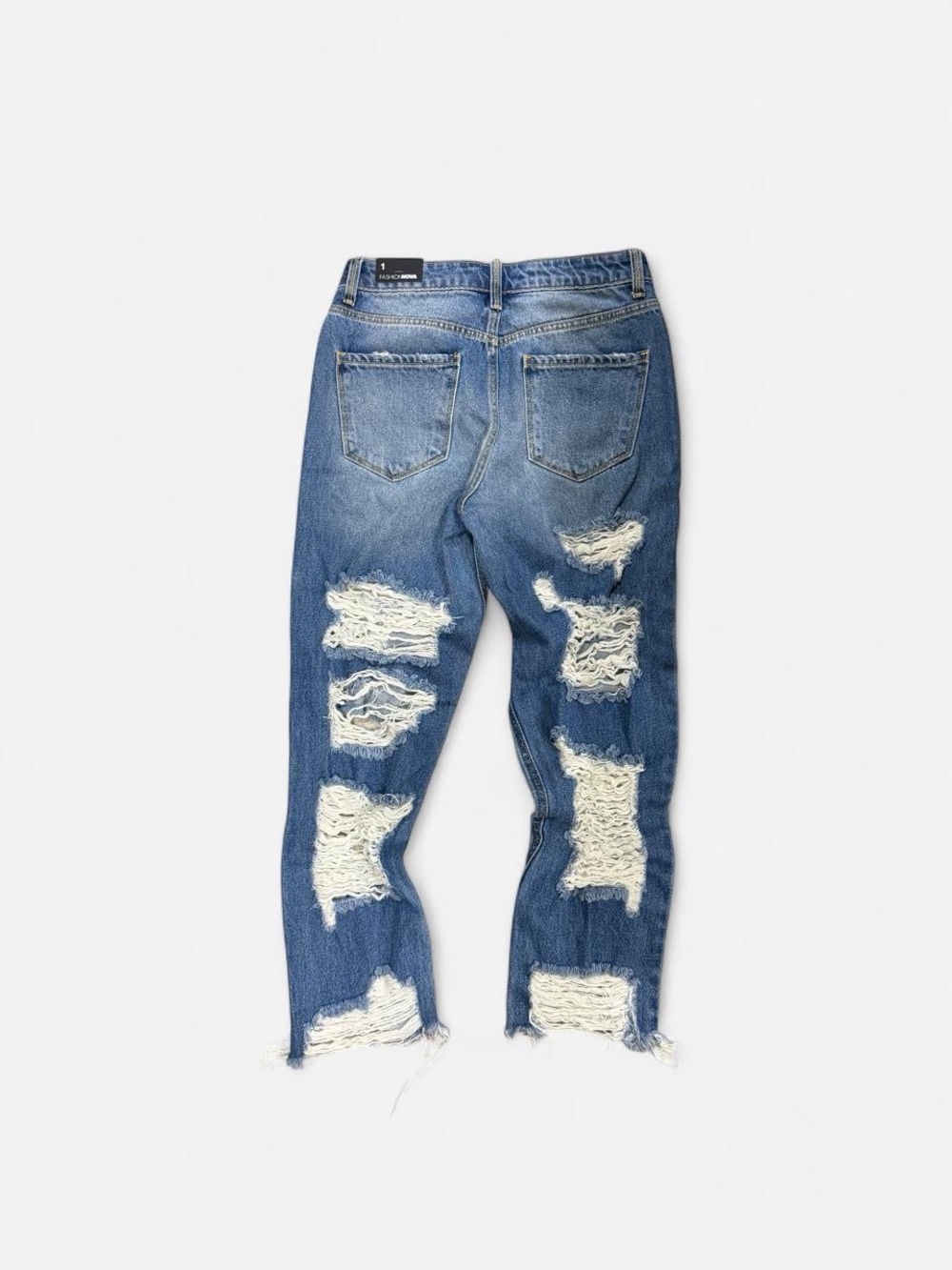 NWT Distressed Ripped Jeans - Front and Back - Picture 4 of 5